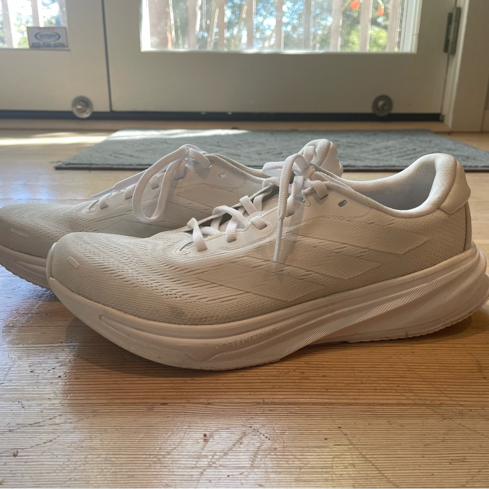 White Adidas Supernova Rise 2 - women’s 8